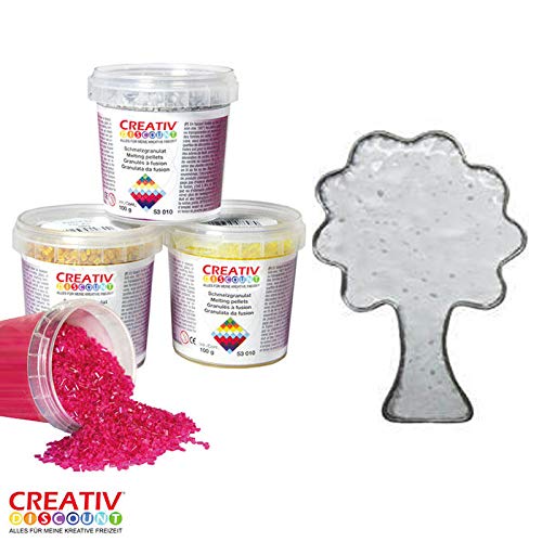 Preisvergleich Produktbild Creative Discount® Schmelzgranulat farblos 100 g PREISHIT