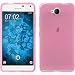 Produktbild PhoneNatic Case für Microsoft Lumia 650 Hülle Silikon rosa transparent + 2 Schutzfolien