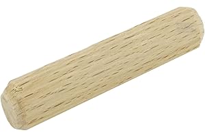 PERIN 100 o 500 Pezzi - Spina in Legno - Cavicchio. Lunghezza A Scelta. (500, L 30 mm - Diametro 8 mm)