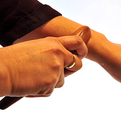 Massageholz Löffel, glattes Hartholz für Triggerpunkt-Massagen Massagehilfe Holz Deuser Stab - 4