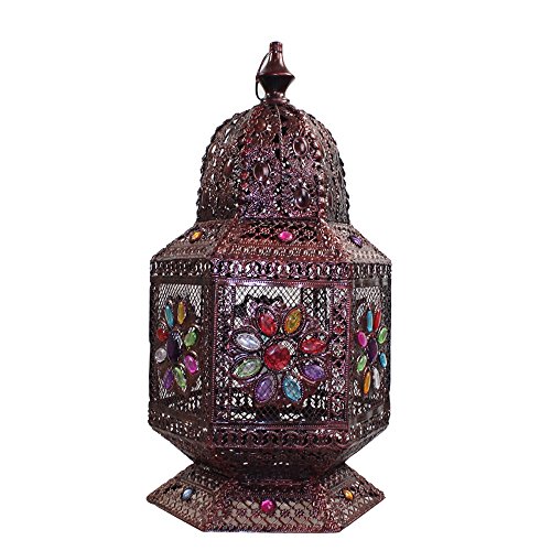 Preisvergleich Produktbild Schreibtisch Lichter Eisen Handwerk Tischlampe Hohe Helligkeit E14 Lichtquelle Europäische Hochzeit Geschenk Tischlampe Retro Pastoral Wind Zimmer Schlafzimmer Lampe 110-240 Volt AC Spannung (drei Arten) ( Size : Style B )