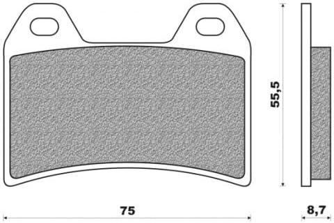 Front Brake Pads Sinter Metal Performance S2 FD. 0221 BMW F 800 R Ducati Monster 748 998 Supersport Suzuki GSX 1200, Yamaha XT 660 X, Victory, MV Agusta, KTM LC4, HUSQVARNA