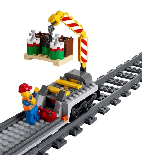 Imagen 10 de LEGO City - Tren de carga rojo con pista
