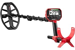 Minelab Vanquish 340 Détecteur de Métaux Multi-Fréquences Auto-Sélection pour Adultes avec V10 10 "x7 Double-D Waterproof Coil (3 Modes de Détection)