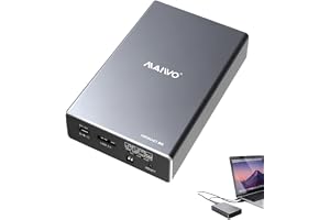 Ticfox RAID-hölje med 2 fack för 2,5 tums SATA SSD-diskar och hårddiskar, USB 3.0 Gen 2 5 Gbit/s med UASP, RAID 0/1/JBOD/PM