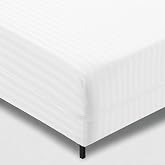 Super Mundo &ndash; Mattress Cover with Zip, 90 x 190 cm / 90 x 200 cm, Mattress Protector, Breathable Anti-Dust Mite Absorbent, Wh