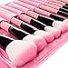 GY® Makeup Brushes 32 Pieces Premium Makeup Brush Set Synthetic Kabuki Cosmetics Foundation Blending Blush Eyeliner Concealer Eye Face Powder Brush Makeup Brush Kit (Pink)