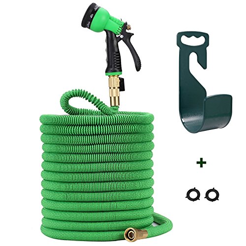 Magic Vida 30M Besonders Langlebig Schlauch Flexibler Gartenschlauch Flexi Wonder Zauberschlauch mit Triple Latex innen Rohre und Neueste Verstärkte Außenmaterialum Bersten zu Verhindern - 2