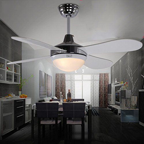 Remote Control Ceiling Fan Light Minimalist Modern European Style