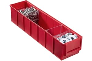 Bac de rangement Allit 456541 (L x l x H) 91 x 400 x 81 mm rouge 1 pc(s)