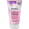 Balea Gentle Face-Wash Cream for Dry and Sensitive Skin - with Almond Oil, Witch-Hazel, Honey-Melon Extract & Vitamin E - Silicone-Free, Vegan, Not Tested on Animals - 150 ml by Balea