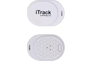STEALTH WALLET STEALTH iTrack Key Finder Tracker - Mobile Phone Locator - Find Lost Keys, Smart Phones, Missing Items Location - Separation Alarm Alert - Bluetooth App & Anti Theft Security Device (White - Mini)