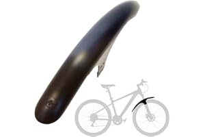 Mudhugger Gravelhugger Front Mud Guard for Mountain Bike 27.5"-29" Gravel Bike, L490mm x W60mm, Mountain Bike Mudguards - Fixings Included