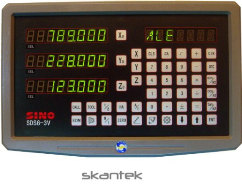 SINO Digitalanzeige für Werkzeugmaschinen / Zur Darstellung von drei Achsen / Typ SDS6-3V3