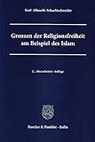 Cover zum Buch Grenzen der Religionsfreiheit am Beis...