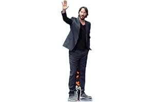 Star Cutouts-CS798-Recortes de Estrella keanu reeves de cartón de tamaño Real, Tema de celebridades, Multicolor, Ideal para Fiestas, Decoraciones y Regalos, sólido, Color, Life Size (CS798)