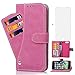 Price comparison product image Asuwish iPhone 7/8 plus Case i Phone Cases Wallet Shockproof Leather Flip Folio Protective Cover Silicone TPU Soft Gel with Card Holder Slot Women Men Stand for Apple iPhone 7s 8s 7plus 8plus Rose
