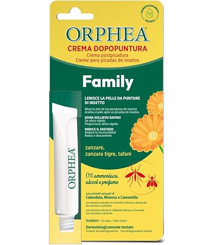 Orphea Gel Dopopuntura Roll-On | Lenitivo Per Punture Zanzare, Vespe E Meduse Senza Ammoniaca - Foto 8