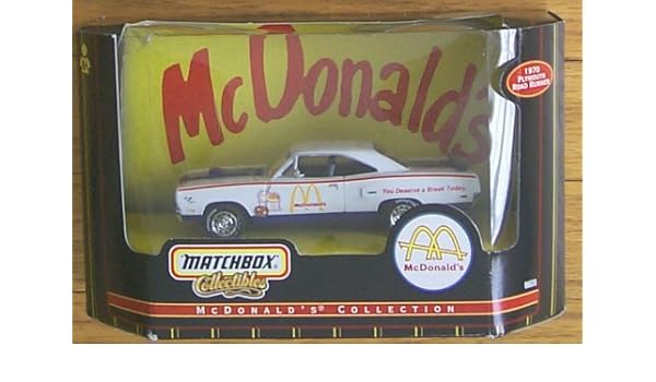 mcdonalds matchbox collectibles