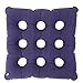 Produktbild Premium Aufblasbares Sitzkissen Komfortable Für Hämorrhoiden, Rücken Und Steißbein Schmerzlinderung, Rollstuhl Und Tag Zu Tag Verwendung Ideal Für Längere Sitting Blue,42 * 42Cm