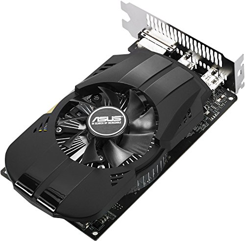 Asus PH-GTX1050TI-4G Nvidia GeForce Grafikkarte  PCIe 3 0  4GB DDR5 Speicher  HDMI  DVI  DisplayPort 
