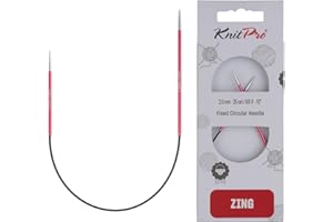 KnitPro Zing - Ferri circolari da 25 cm, 2,00 mm, 3 pezzi