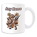 Produktbild Personalised Gift - Cairne Bloodhoof / Tauren Mug (MMORPG Design Theme, White) - Any Name / Message on Your Unique - World of Warcraft Online RPG Game Blizzard WOW Alliance Horde Burning Crusade Wrath Lich King Cataclysm Mists Pandaria Warlords Draenor Legion Tauren Warrior Thunder Bluff by UniGift