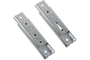 LOKATALL Soportes de fijación de cabecera de 4.7 pulgadas, ganchos entrelazados de montaje en pared, conector de sofá resistente, conector universal de metal para sofá, cama, muebles (2 pares)