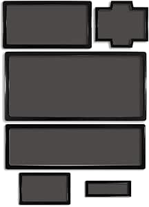 Demciflex Kit Staubschutz für Fractal Design R5 – Schwarz/Schwarz