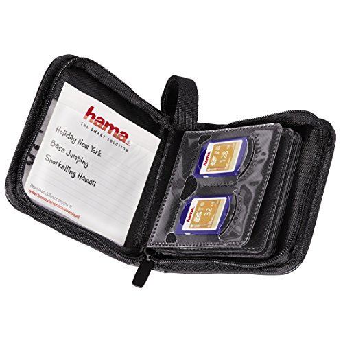 Hama Memory Card Wallet 12 SD, Schwarz