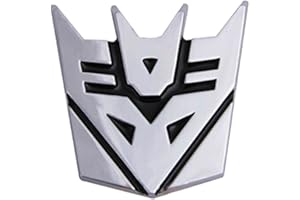 BestAuto reg; Auto Dekoration Transformers Aufkleber Logo Metall 3D Decepticon Emblem Badge Aufkleber Truck Auto Styling Car Styling Covers