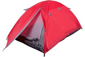 Mountain Warehouse Tente de Camping Festival Dome 2 Places - Porche, Tapis de Sol, Tente résistante à l'eau, légère, Facile à Monter - pour Les Voyages d'été, Festivals