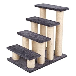 pedy Animales Gato Escaleras Escalera Easy Step mascotas Escaleras Pet Walk Animales Rampa Escaleras para gato einstieg ayuda Sisal placa de superficie