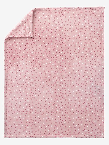 Preisvergleich Produktbild Vertbaudet Baby-Decke mit Sternen, Mikrofaser rosa 75X100
