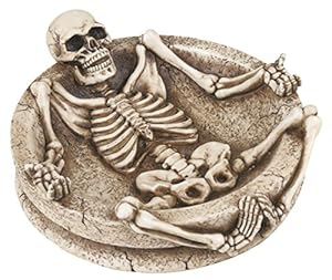 Cenicero de esqueleto tumbado –