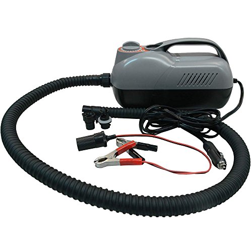 EXPLORER SUP 12V *Abschaltautomatik* Pumpe elektrisch inflatable Stand up Paddle Board ISUP Anschluss an Zigaretten-Anzünder (Auto) oder Batterie Surfboard Boot - 2