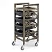 Produktbild DANTB 4/5 Tiers Salon Trolley Multifunktionstablett Haaraufbewahrung Friseur Cart Beauty Spa Make-Up Warenkorb Mit Schubladen (Farbe : Bronze, Größe : Five Floors)