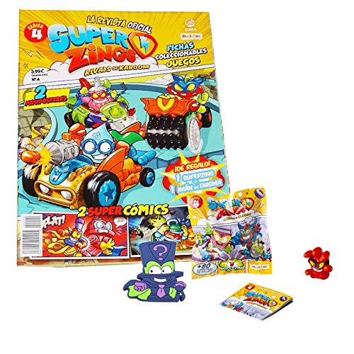Rivals of Kaboom Superzings Serie 4 Superzings Revista Oficial Pack Exclusivo