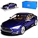 Produktbild LS Collectibles Tesla Model S Blau Ab 2012 limitiert 1 von 250 Stück 1/18 Modell Auto