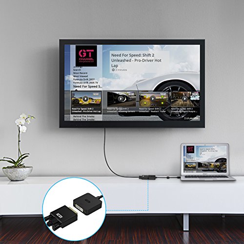 ICZI Mini DisplayPort auf DVI Adapter mit anti-interference magnetischer ring, vergoldet, 1080P, Konverter Male zu Female für Macbook, Chromebook Pixel, Surfacebook und Mehr - 6