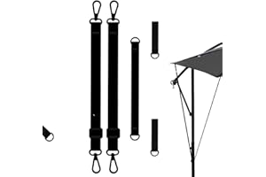 BommFu Wind Lock For Cantilever Parasols Fixed Straps For Large Outdoor Umbrella Wind Protection Fixed Band Wind Lock For Outdoor Garden Cantilever Parasols Adjustable