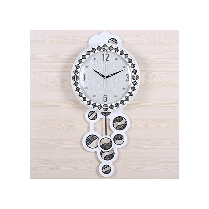 Buy Wtl Wall Clock Wooden Swing Wall Clock Shell Sculpture Living Room Oversized Mute Creative Pastoral Clocks And Watches Size L Online At Desertcart Botswana