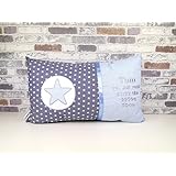 Dekokissen Geburtskissen mit Namen und Daten