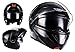 Produktbild MOTO F19 Gloss Black · Motorrad-Helm Helmet Roller-Helm Sturz-Helm Flip-Up-Helm Klapp-Helm Modular-Helm Integral-Helm Scooter-Helm Cruiser · ECE zertifiziert · zwei Visiere · inkl. Stofftragetasche · Schwarz · XS (53-54cm)