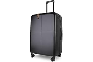 JLY Set di Valigie Rigide in 100% Policarbonato Covestro – Chiusura TSA, Ruote Silenziose, Design Elegante e Massima Organizzazione per Viaggi e Business