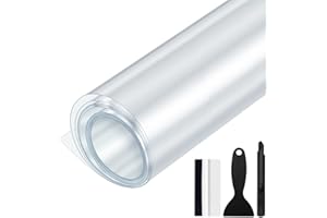 GRTHTATI 300cm x 30cm Lackschutzfolie Transparent Schutzfolie Selbstklebend für Auto, Motorrad, Fahrrad (Transparent, 30cm x 150cm)