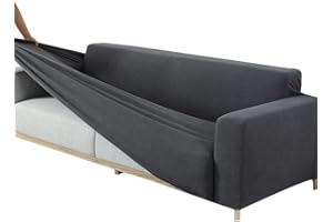 TSARLTD Sofa Covers ,Chair Covers High Stretch Covers,Pattern Furniture Protector Couch Settee Cover Anti-slip Stretch Sofa Slipcover Elastic Couch Furniture Protector for Sofas/Kids/Pets(3 Seater, GREY)