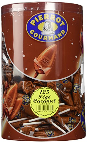 125 sucettes PIERROT GOURMAND Caramel