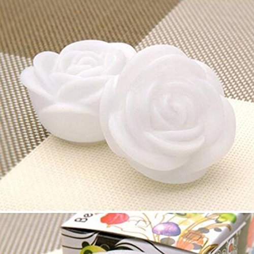 joyliveCY Nacht LED Lampe Romantische Rosen Blumen Nachtlicht Farbwechsel Lampe LED Nachtlichter Interior Design - 2