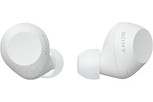Sony WF-C710N Truly Wireless Noise Cancelling Earbuds, Lightweight Headphones, Touch Controls, Multipoint Connection, IPX4, up to 40 HR battery, Quick Charge, iOS & Android - White